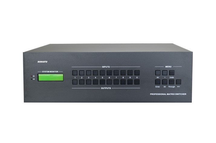 BERKATU柏卡圖 16X16混合插卡音視頻處理器正面 BERKATU柏卡圖 16X16混合插卡音視頻處理器正面