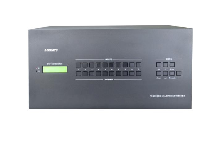 BERKATU柏卡圖 32X32混合插卡音視頻處理器正面 BERKATU柏卡圖 32X32混合插卡音視頻處理器正面