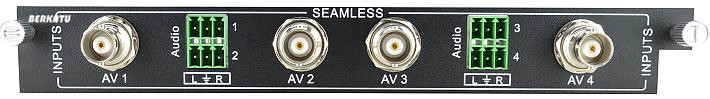 BERKATU柏卡圖 4路AV信號輸入卡 BERKATU柏卡圖 4路AV信號輸入卡