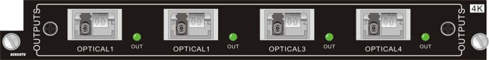 BERKATU柏卡圖 4路光纖信號輸出卡 BERKATU柏卡圖 4路光纖信號輸出卡