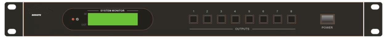 MUH88A-N 前面板示圖 MUH88A-N 前面板示圖