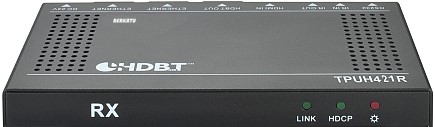 TPUH421接收端前后面板前面 TPUH421接收端前后面板前面